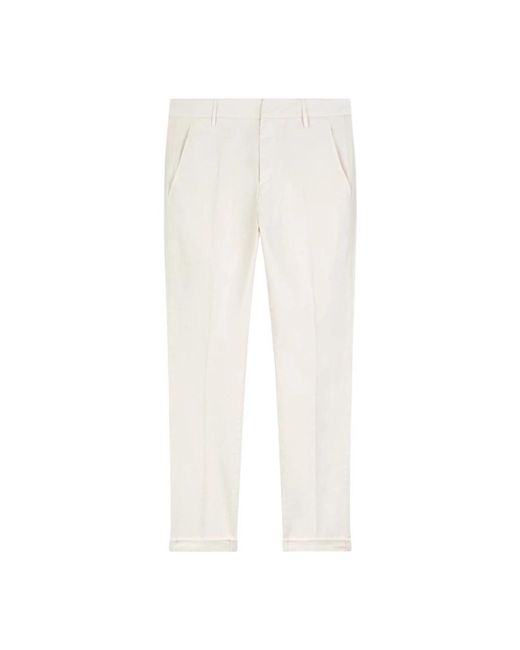 Dondup Gaubert Slim Broeken in het White voor heren
