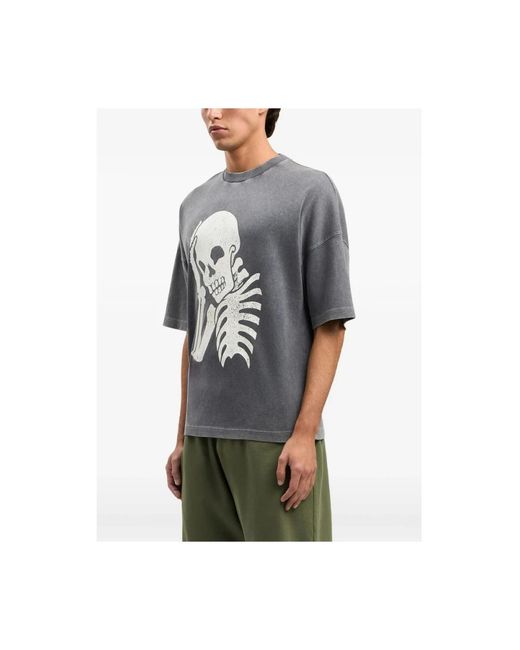 Palm Angels Gray T-Shirts for men