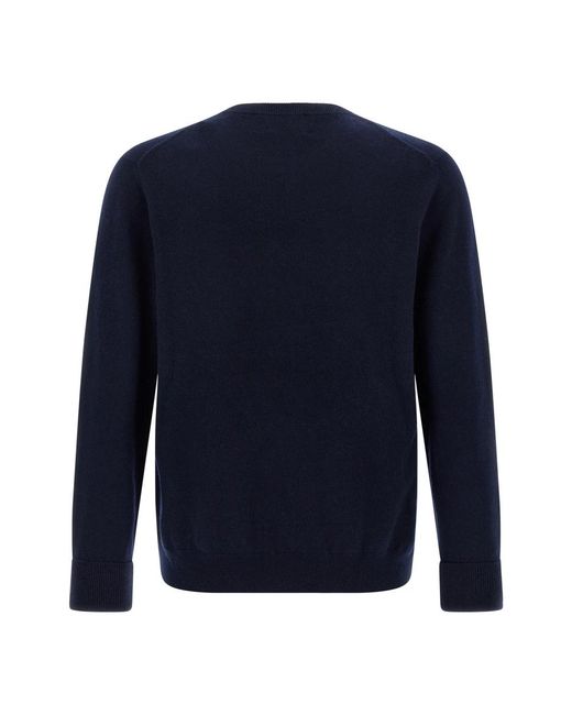 Ballantyne Argyle Pattern Sweater in het Blue voor heren