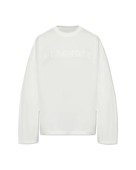 Jil Sander White Long Sleeve Tops for men