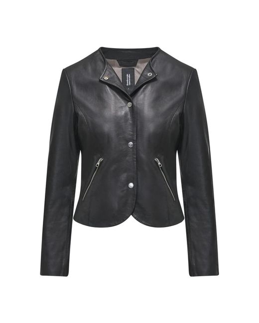 Leather Jackets di Bomboogie in Black