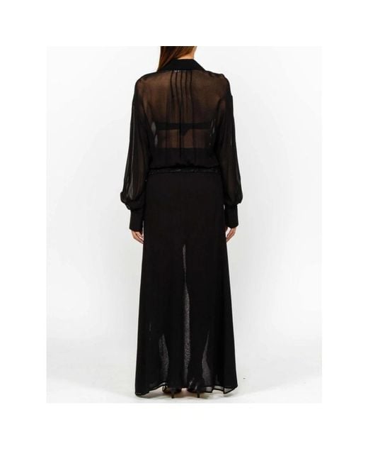 Patrizia Pepe Black Maxi Dresses