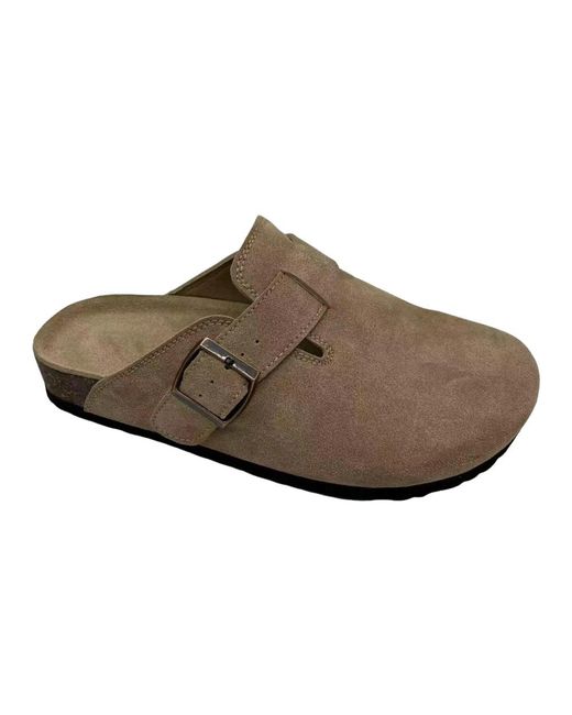 Santino Milano Brown Clogs