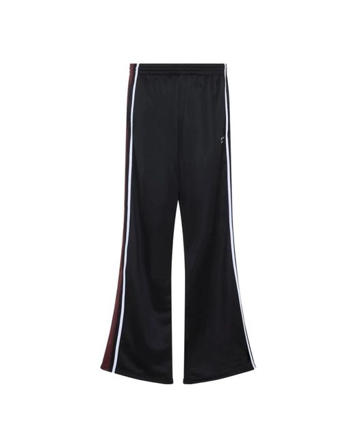 Martine Rose Black Wide Trousers for men