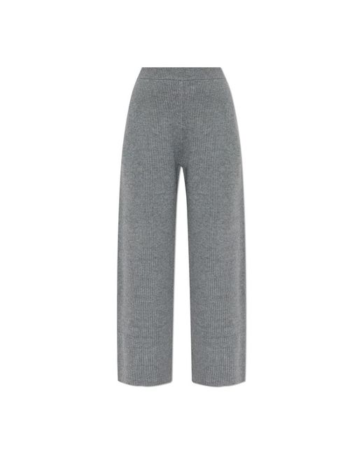Sportmax Gray Wide Trousers