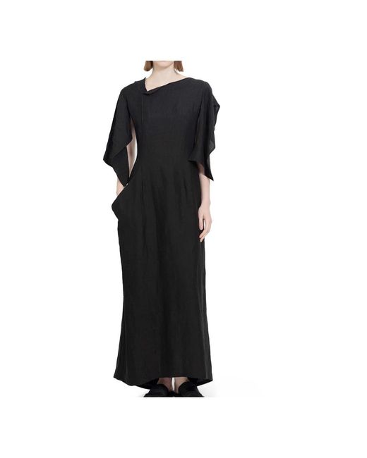 Dresses > day dresses > maxi dresses Yohji Yamamoto en coloris Black