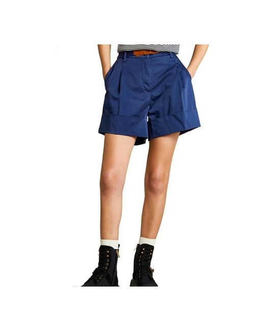 Fay Blue Short Shorts