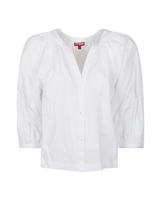 Staud White Blouses