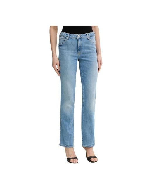 Guess Rechte Jeans in het Blue