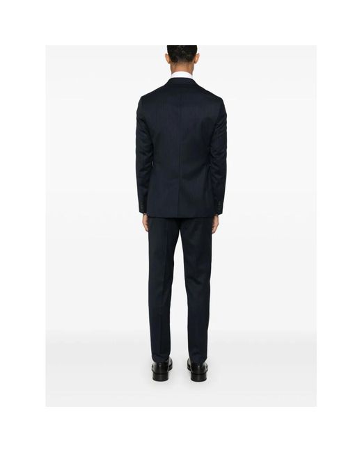 HUGO Blue Single Breasted Suits for men
