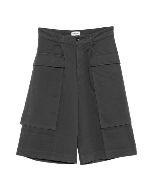 TRUE AVENUE Gray Long Shorts