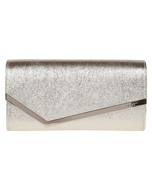 Jimmy Choo Metallic Clutches