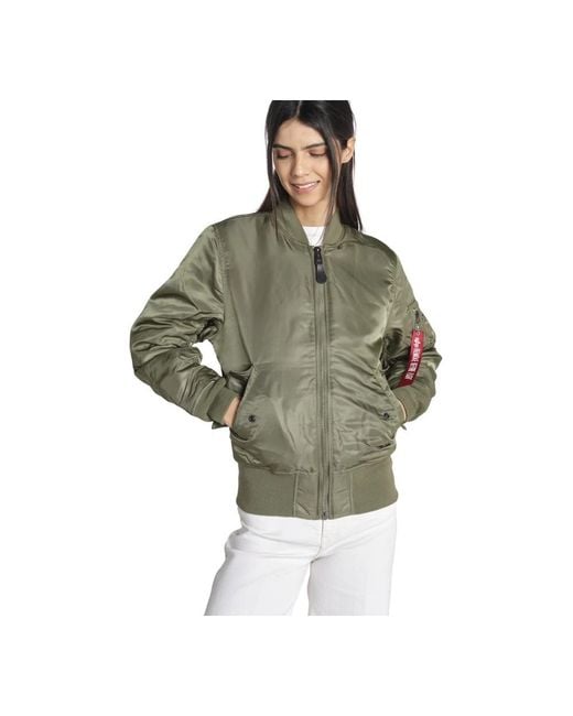 Alpha Industries Green Bomber Jackets