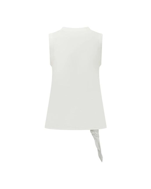 J.W. Anderson White Sleeveless Tops