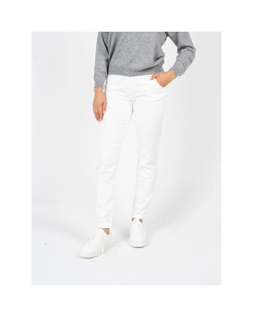Liu Jo Moderne Felpa Broek in het White