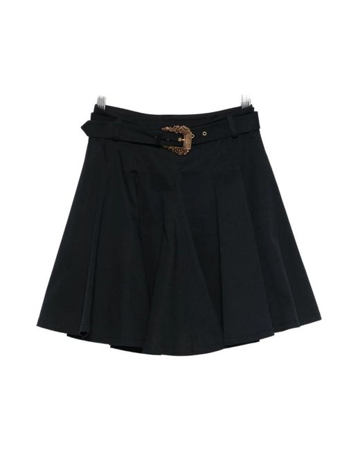 Short Skirts Versace Jeans Couture de color Black