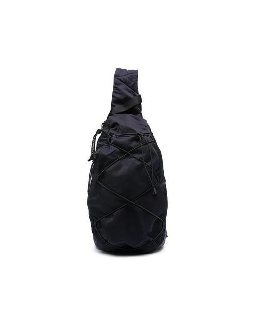 C P Company Black Cross Body Bags for men