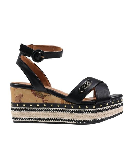 Alviero Martini 1A Classe Black Wedges