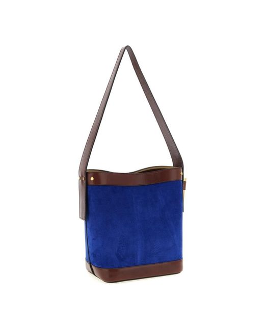 Versace Blue Shoulder Bags