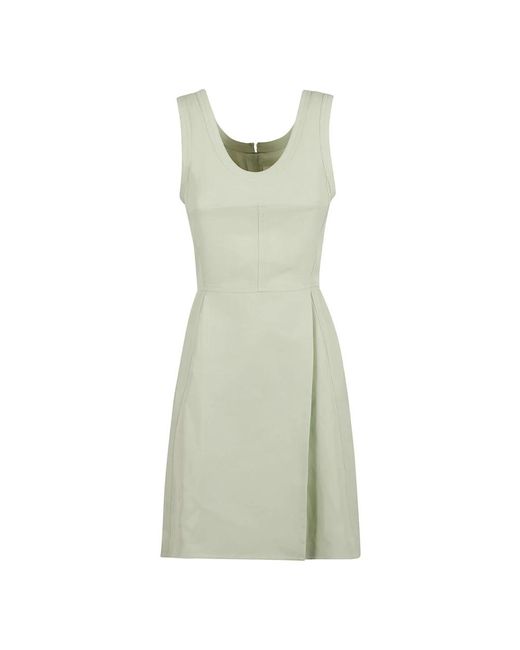 Jil Sander Green Short Dresses