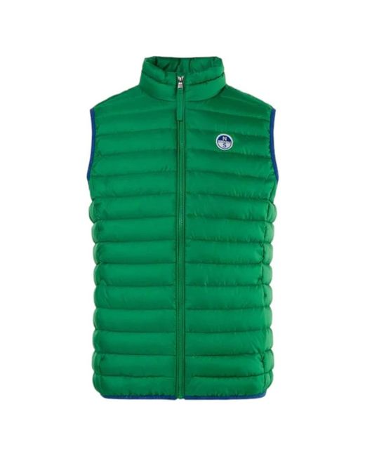 North Sails Green Waistcoats for men