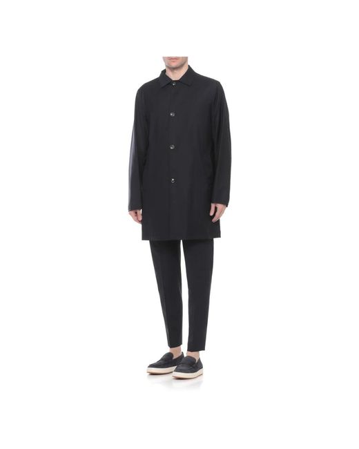 Single-Breasted Coats Montecore de hombre de color Blue