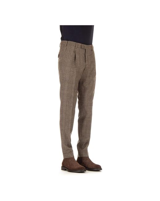 PT Torino Braune hose mit zeitgemäßem stil in Gray für Herren