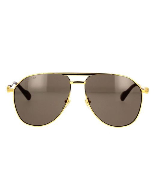 Accessories > sunglasses Gucci pour homme en coloris Brown