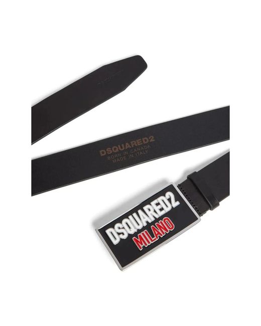 Belts DSquared² pour homme en coloris Black