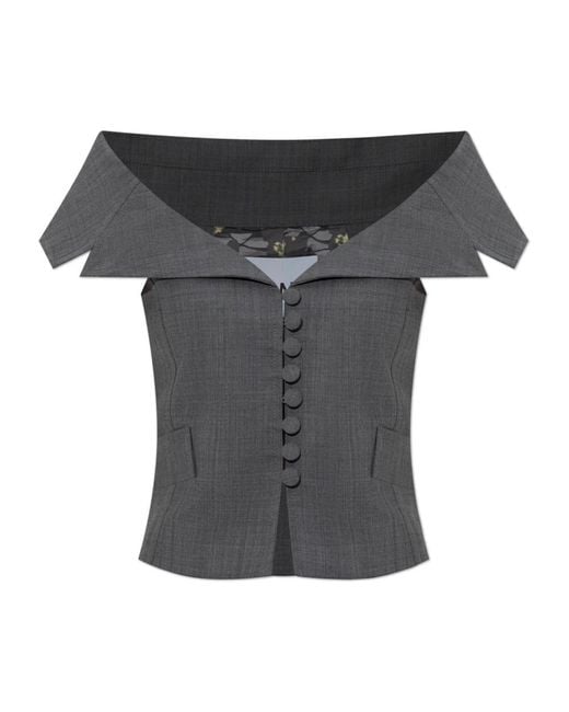 Ganni Black Vests