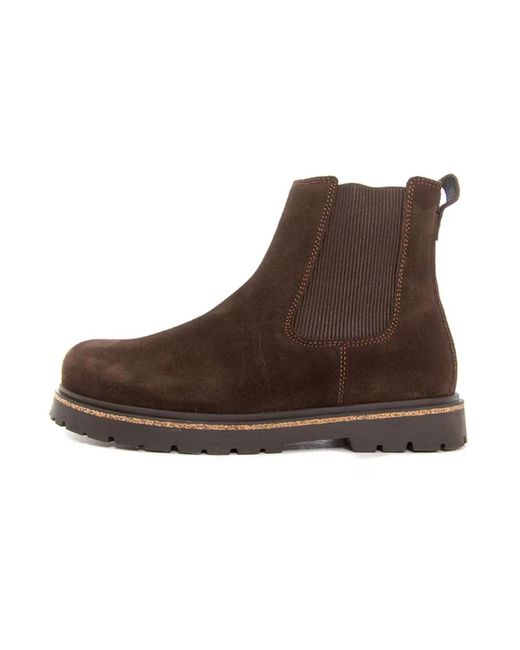Birkenstock Brown Chelsea Boots for men