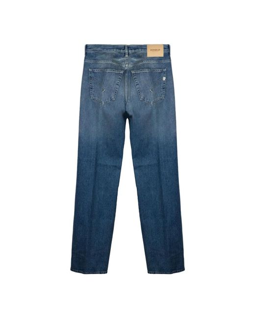 Dondup Blue Straight Jeans