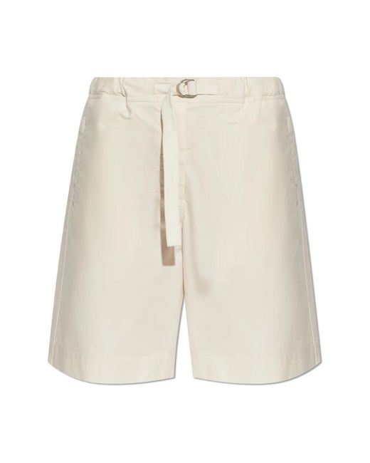 Jil Sander Natural Short Shorts