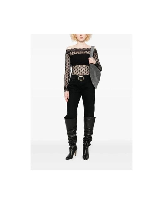Isabel Marant Black Long Sleeve Tops