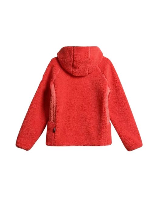 Fleece Jackets di Napapijri in Red
