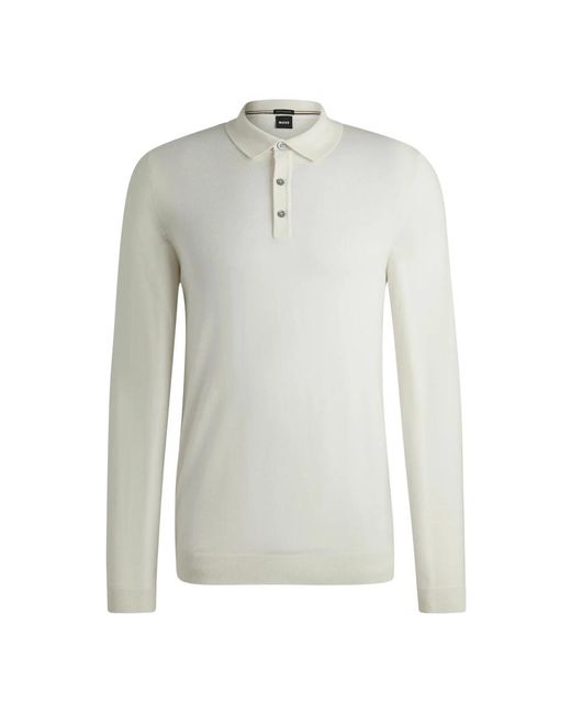 Polo Shirts Boss de hombre de color Gray