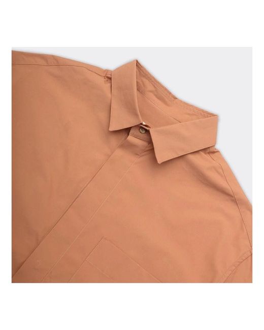 A PAPER KID Curcuma Kurzarmhemd in Brown für Herren