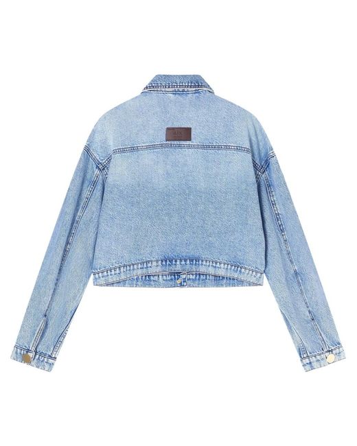 ARMANI EXCHANGE Jassen ,Blauw ,Katoen Blouson Jack in het Blue