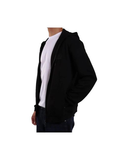 Zip-Throughs di EA7 in Black da Uomo