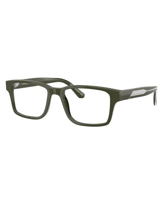 Emporio Armani Green Glasses