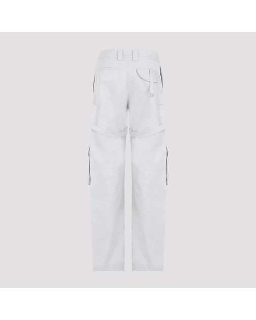Trousers > straight trousers Off-White c/o Virgil Abloh en coloris White