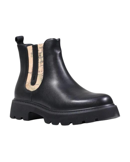 Alviero Martini 1A Classe Black Chelsea Boots