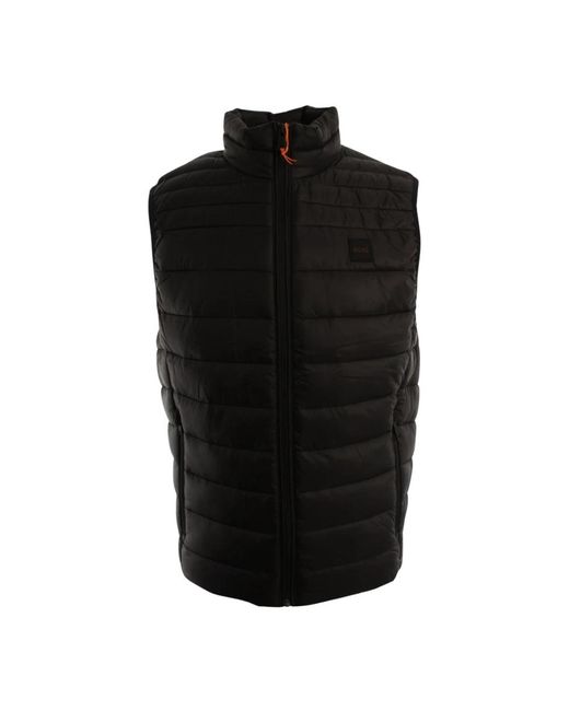Vests Boss pour homme en coloris Black