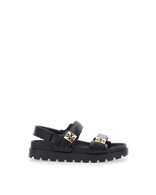 Tory Burch Blue Flat Sandals