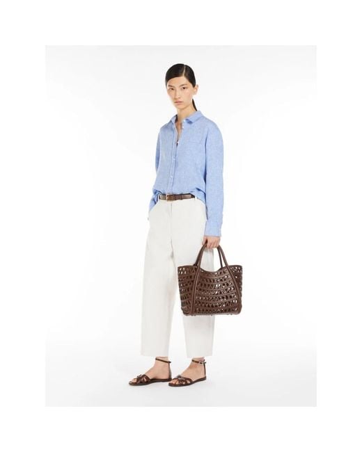 Max Mara Blue Shirts