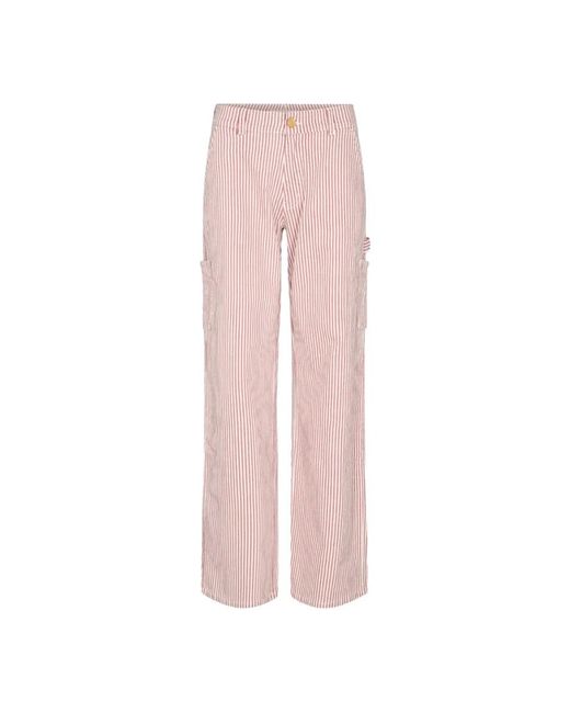 Straight Trousers Sofie Schnoor de color Pink