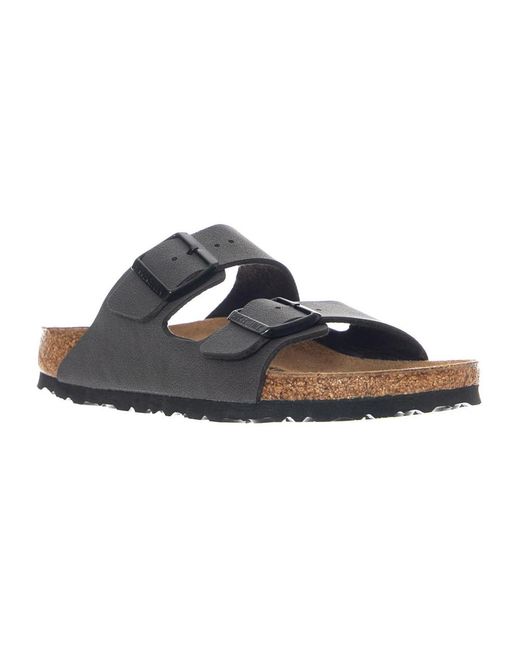Birkenstock Brown Sliders for men