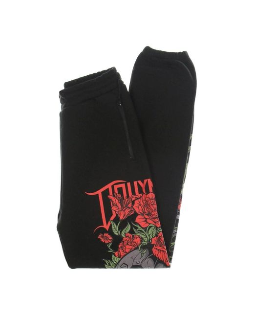 DOLLY NOIRE Black Sweatpants for men
