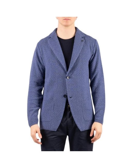 Paoloni Blue Blazers for men