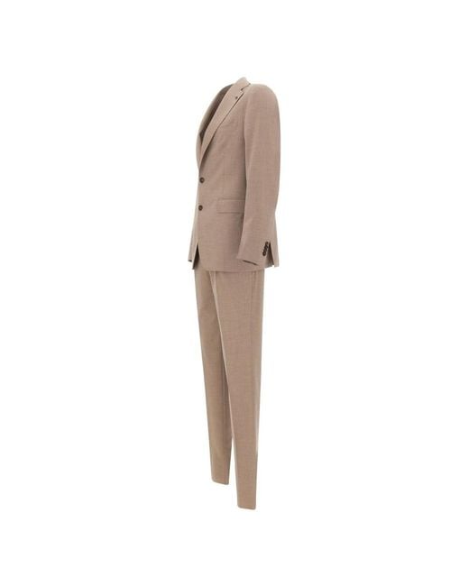 Tagliatore Natural Single Breasted Suits for men